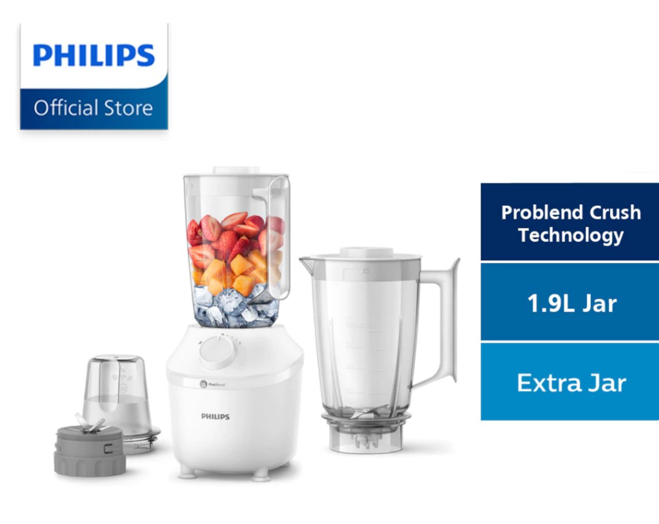 Philips Blender Mill + Jar (450w) HR2041 | HR2041/50
