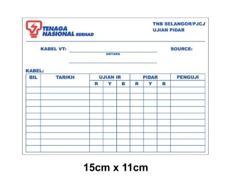 STICKER UJIAN PIDARSIZE 15cm x 11 Cm die cut( WHITE PP MATT STICKER) order to make