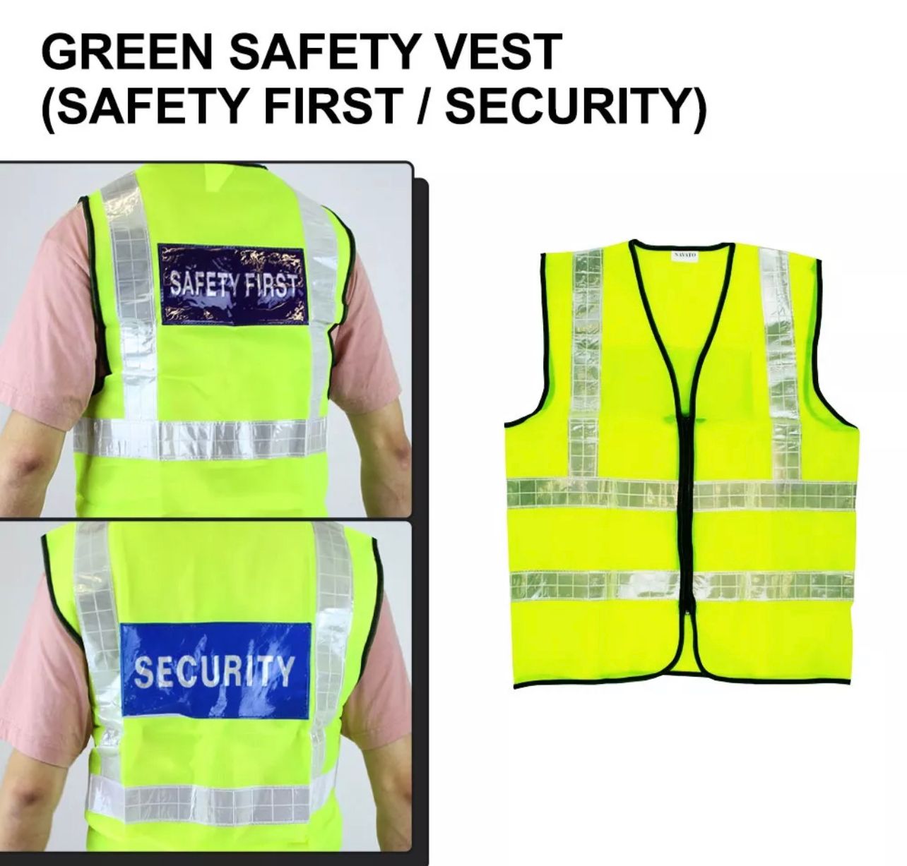 NA Safety First Vest Jacket