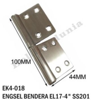 EK4-018 ENGSEL BENDERA EL17-4" SS201