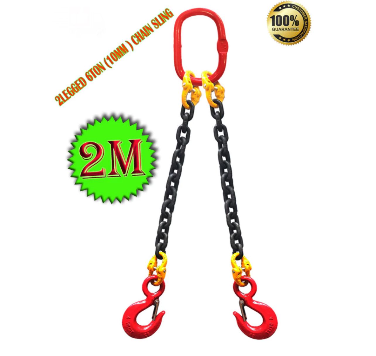 Chain LIFTING CHAIN SLING 2 METER LENGTH 2LEGGED 6TON