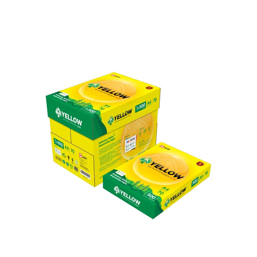 A4 70G IK YELLOW 500's (5'ream/BOX)
