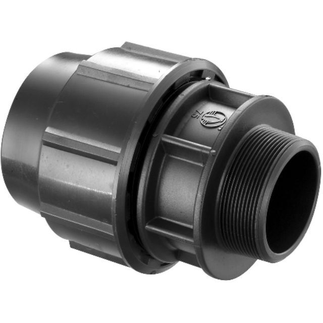 OEM *HDPE Poly Fitting Poly Pipe Connector - Male Threaded Adaptor (M.T.A) 25mm x 1"