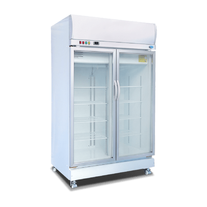 OEM *# SNOW 2 DOOR DISPLAY UPRIGHT FREEZER (LY1000BBF ) - 923L