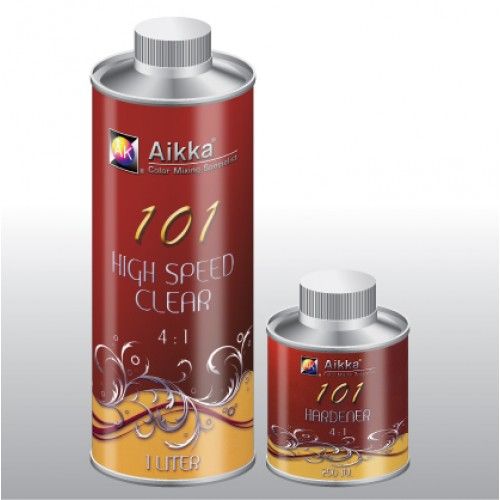 AIKKA 101 2K HIGH SPEED CLEAR & HARDENER 4:1 NEW IMPROVED FORMULA