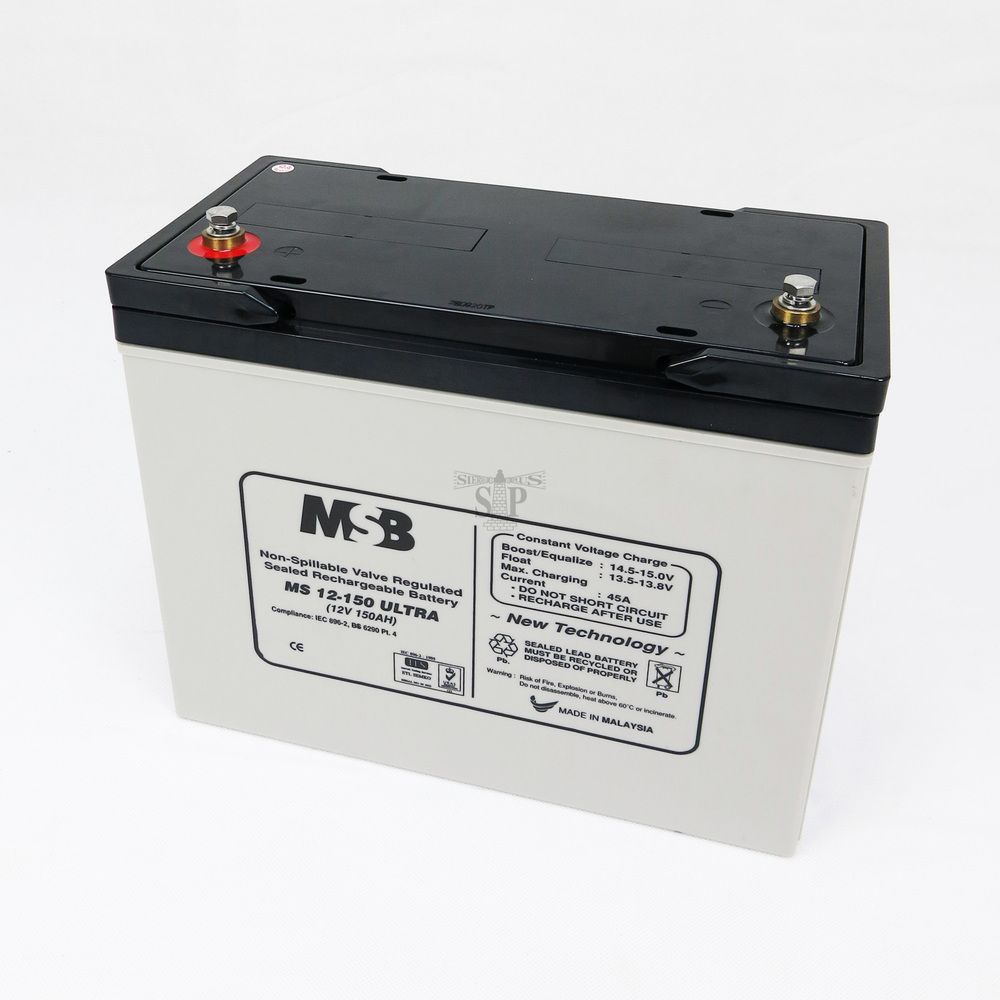 MSB *MSB MS12-150 Ultra 12V 150AH Non-Spillable VRLA Battery