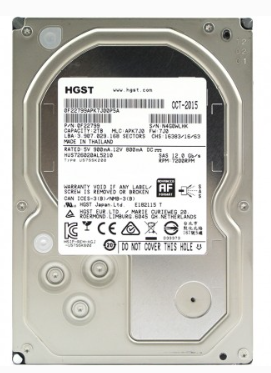 HGST Hitachi HUS726020AL5210 2TB SAS 12Gb/s 7200 RPM 128M Enterprise Hard Drive