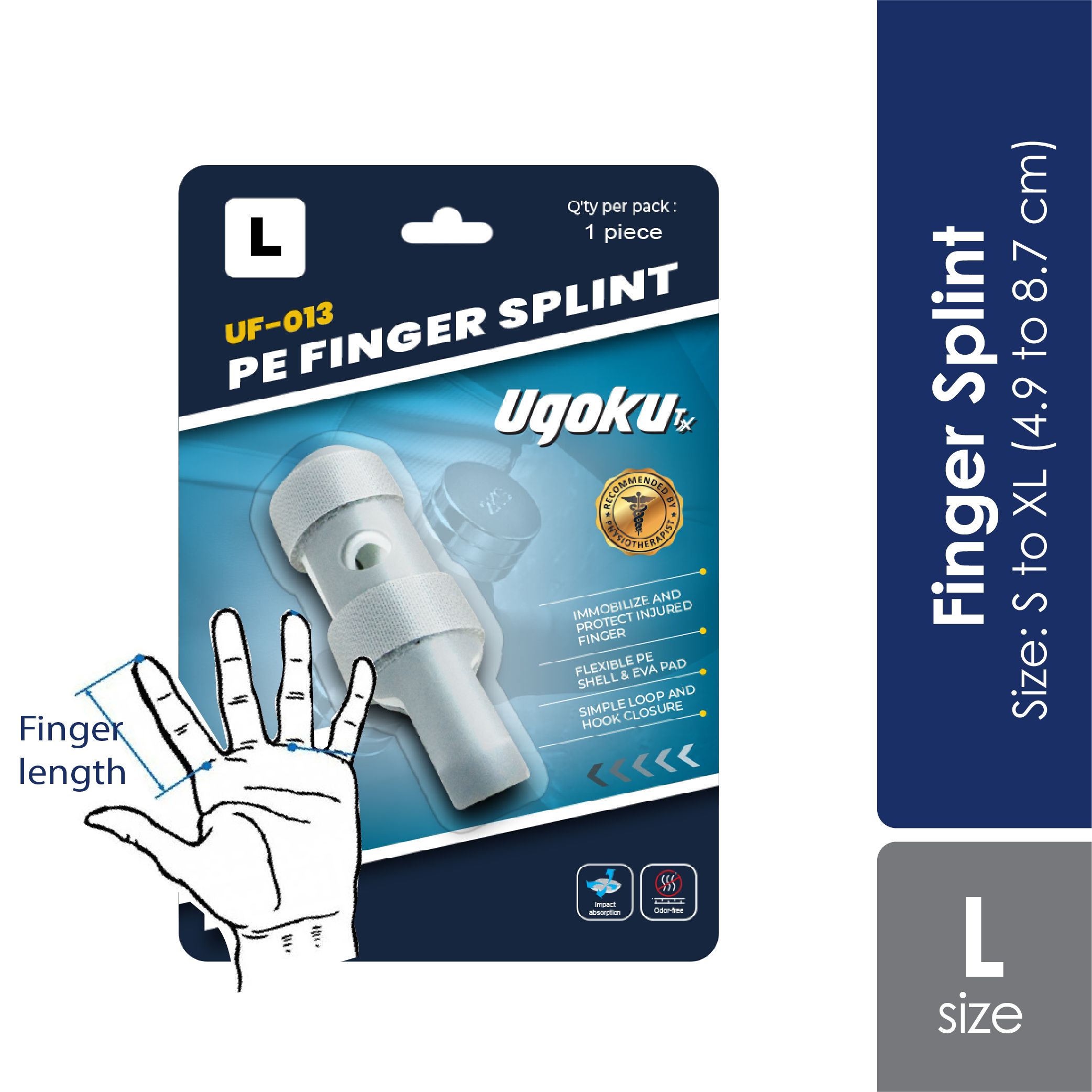Ugoku *Ugoku Finger Splint For Injured Fingers
