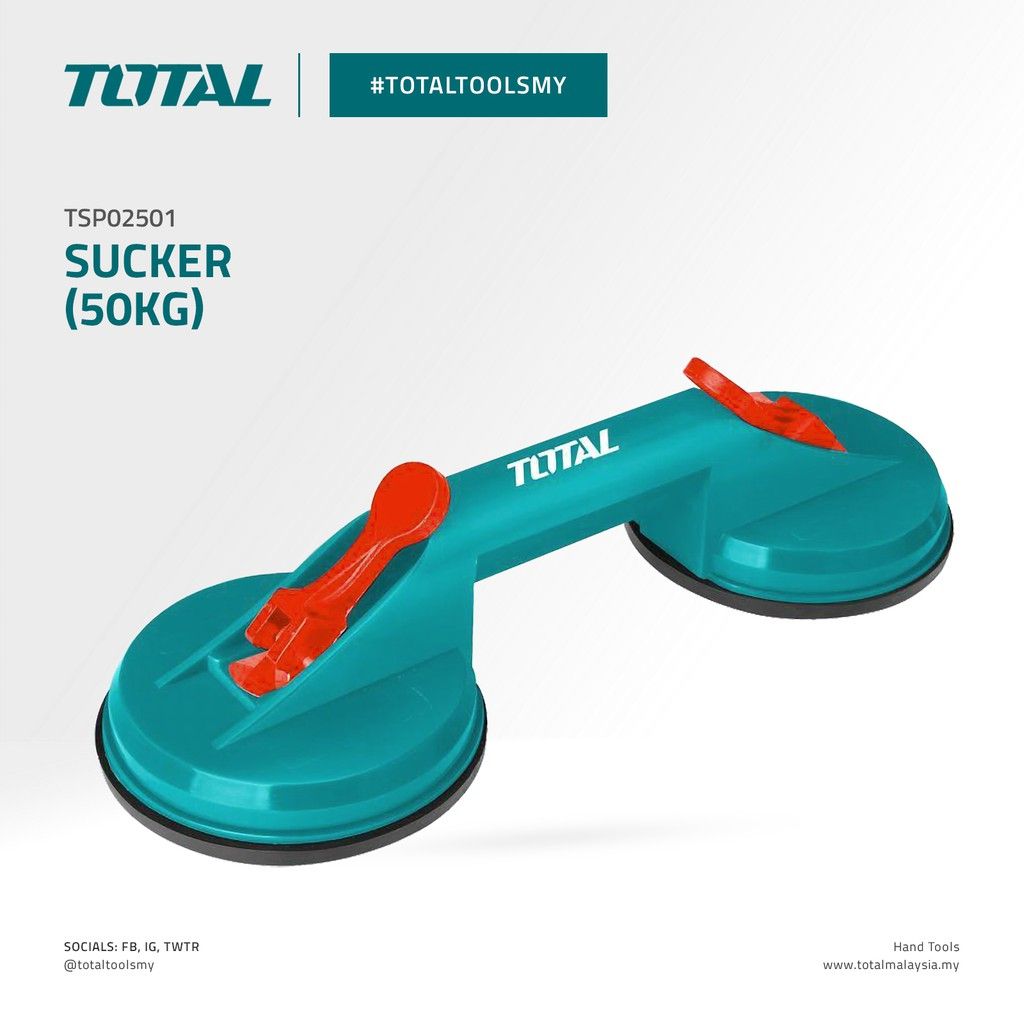 TOTAL SUCKER SIZE OF SUCTION CUP (DIAMETER 115MM/MAX FORCE 50KG) TSP02501