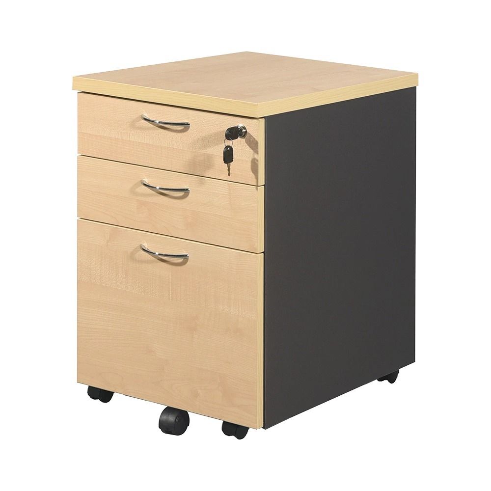 OEM Mobile Pedestal 2 Drawers + 1 Filling (2D1F)
