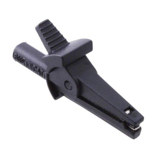 Fluke PACGR 72924-0 Mini-alligator Clip With 2mm Jack, (black)