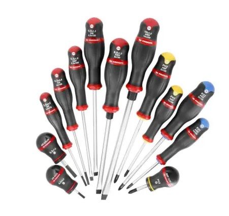 Facom *Facom ATWH.J13 Compact Phillips, Pozidriv, Slotted Screwdriver Set 13 Piece