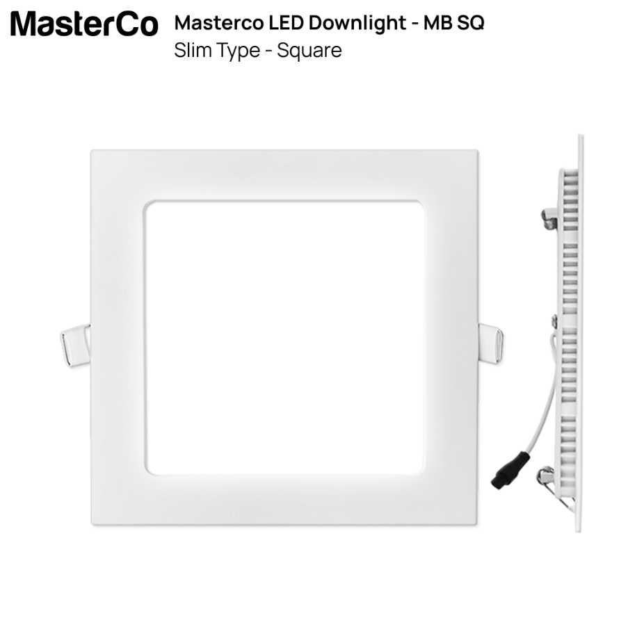 MASTERCO SLIM RECESSED LED PANEL DOWNLIGHT (SQUARE)