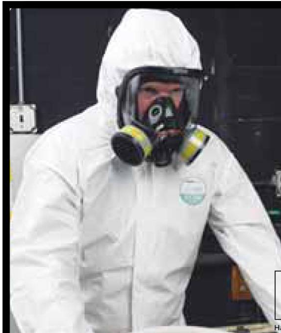PPE COVERALL CHEMICAL PROTECTING SUIT FLAME RETARDANT DISPOSABLE CLOTHING LAKELAND