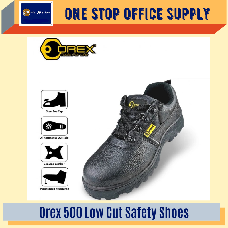 Orex 500 Low Cut Safety Shoes With Toe Cap & Steel Plate