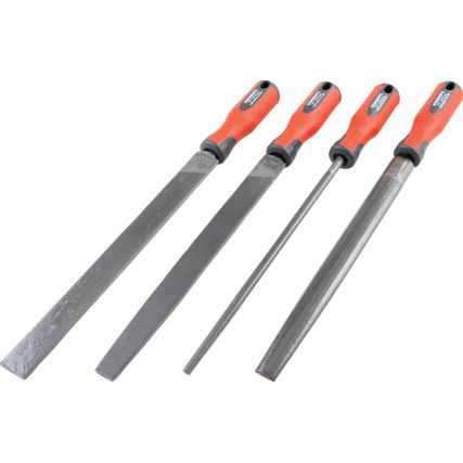 Kennedy-Pro 8'' Second Cut 4pc Engineers File Set with Handles