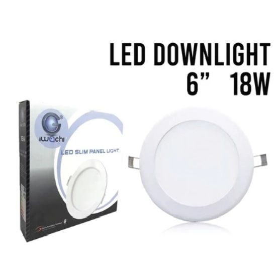 IWACHI LED Round Downlight / Ceiling Light / Recessed Downlight (4" 12W / 6" 18W) (Sirim)