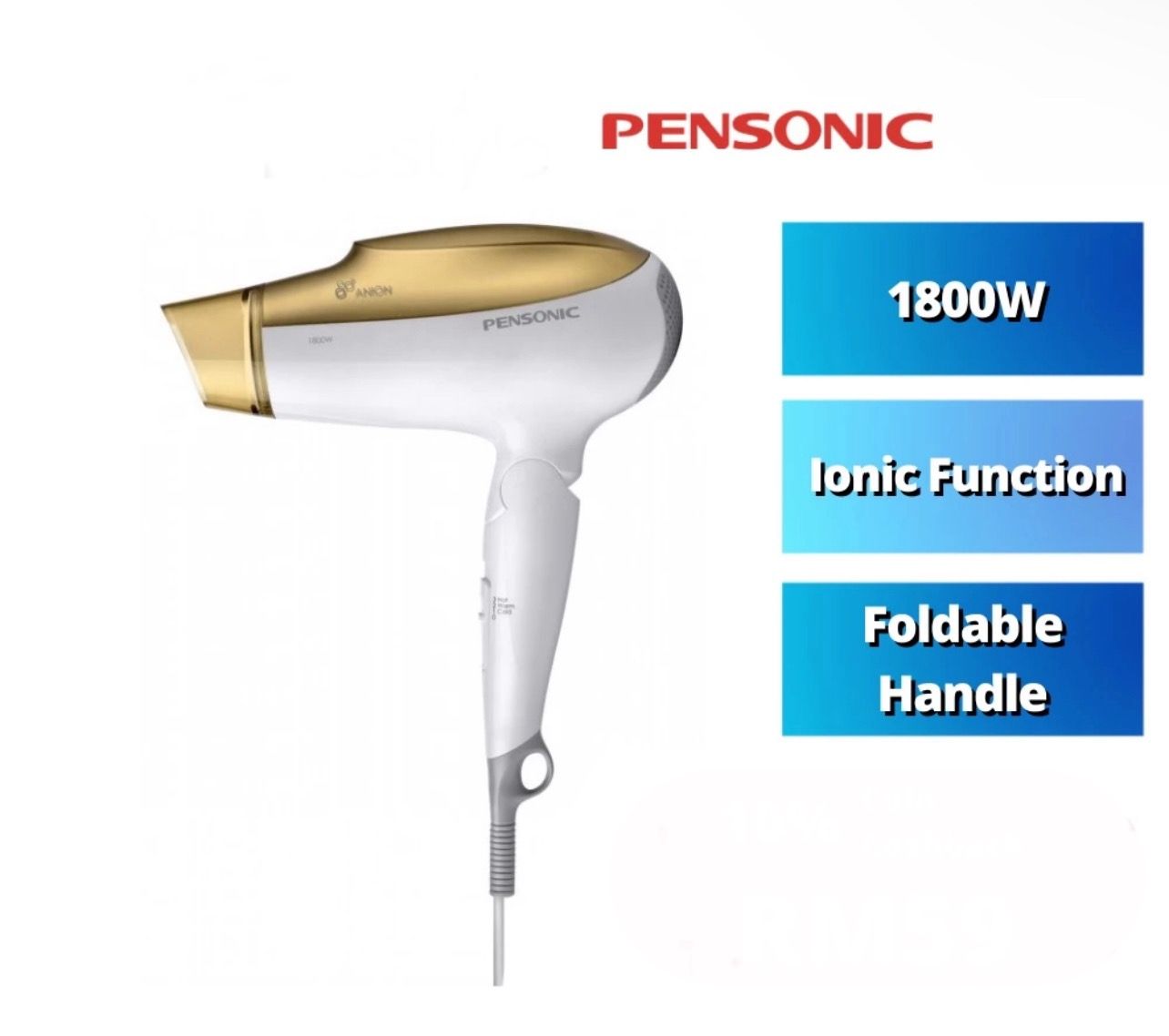 Pensonic Hair Dryer PHD-1802F