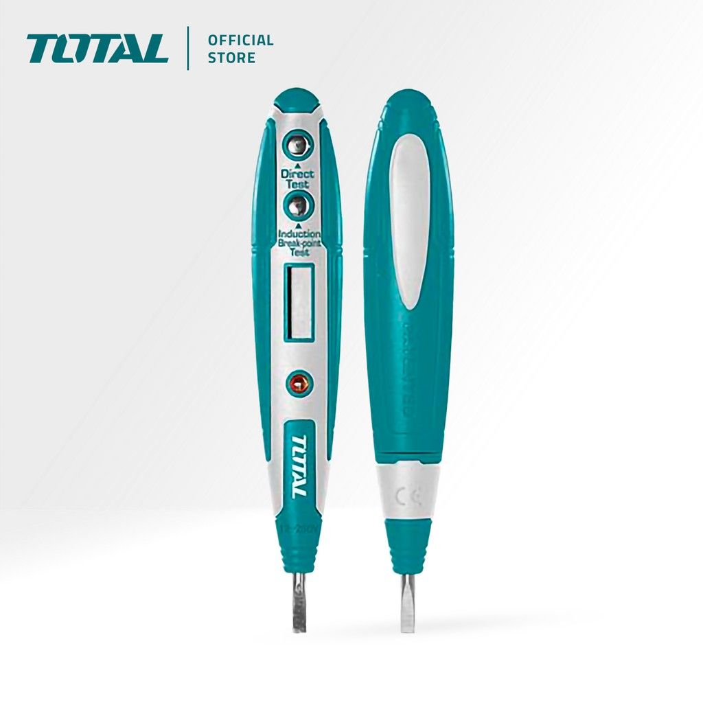 TOTAL TEST PENCIL FOR AC & DC WITH LCD INDICATOR (135MM/100-500V/12-220V) THT292201