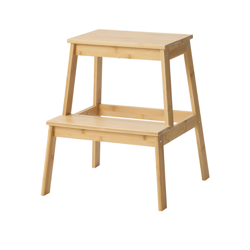 IKEA TENHULT Step Stool, Bamboo, 43x40x50 cm