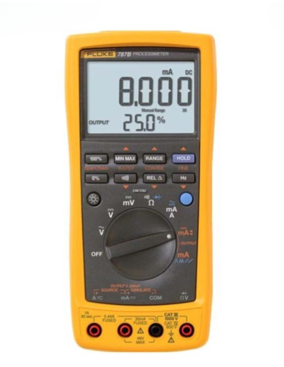 FLUKE 787B PROCESSMETER™, 1000 V IEC 61010 CAT III, 600 V CAT IV