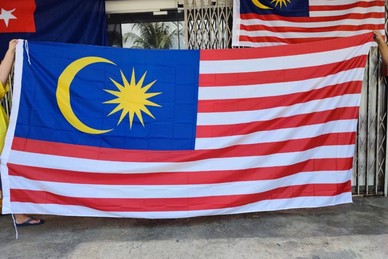 NA Bendera Malaysia Flag 5x10ft 2 side printing *READY STOCK*