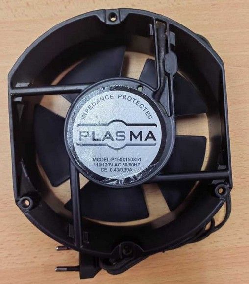 Cooling Fan Brand: Plasma Model: P150X150X51 Input voltage: 220-240V AC
