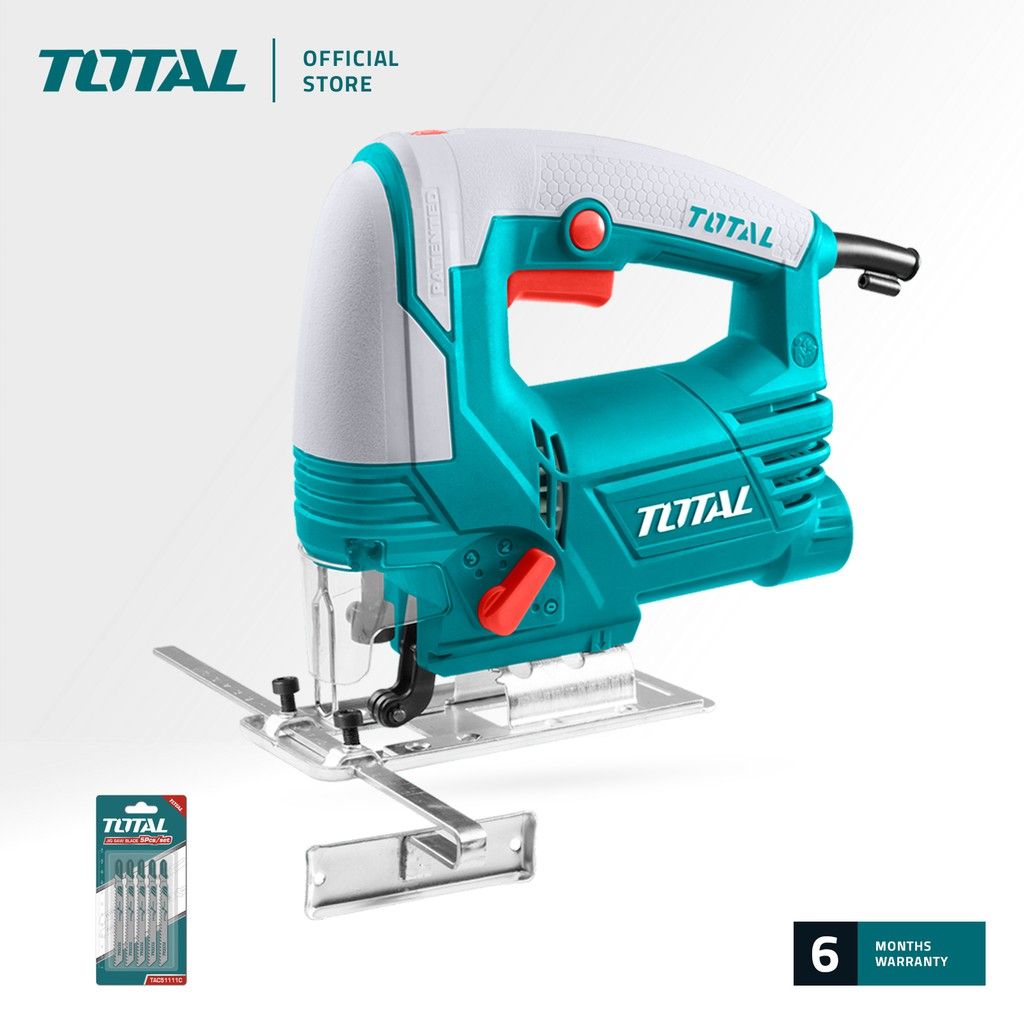 TOTAL TS206806 JIG SAW (FREE 5 PCS JIG SAW BLADE FOR WOOD.)