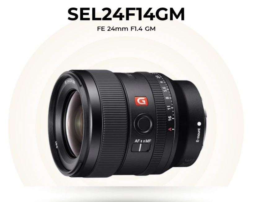 SONY SEL24F14GM (FE 24mm F1.4 GM) LENS