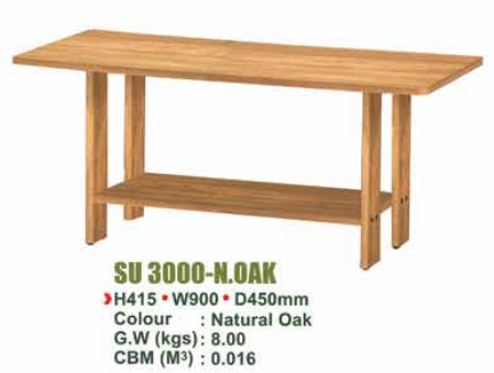 SU COFFEE TABLE SU 3000 - N.OAK/WN