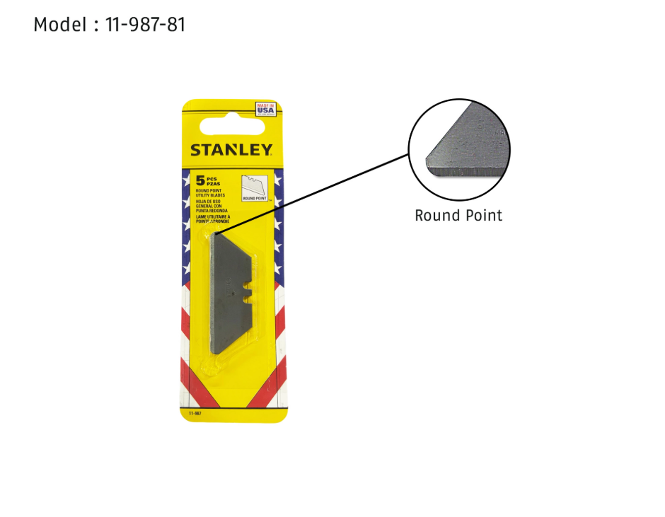 STANLEY 11-987-81 BLADE (5PCS/PACK)