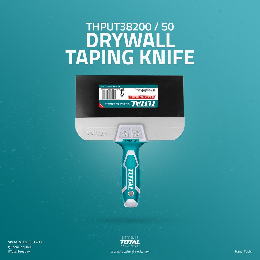 TOTAL DRYWALL TAPING KNIFE - THPUT38200 / THPUT38250