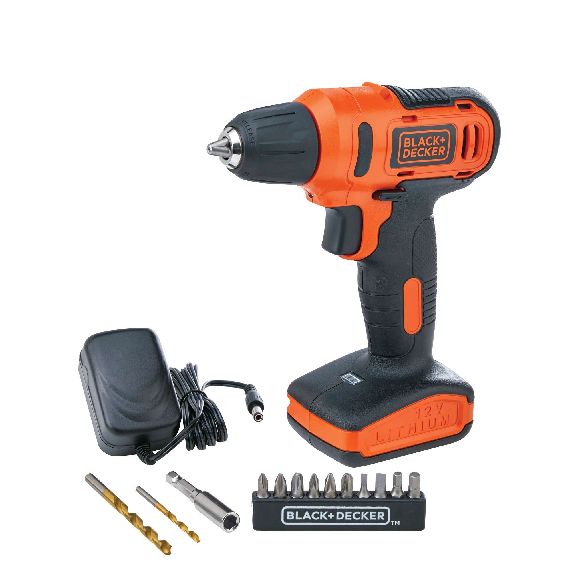 Black & Decker 12V Drill Driver 13pcs Accessories