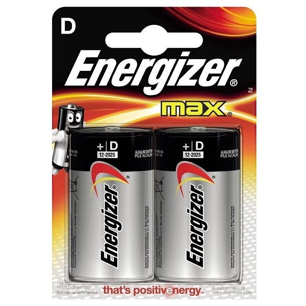 QP Energizer Battery D (2's)