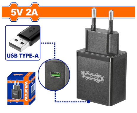 WADFOW CHARGER 5V~2A (USB TYPE-A) WFCT552