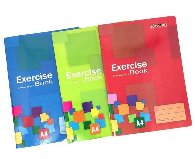 RITE MATE A4 EXERCISE BOOK SINGLE LINE