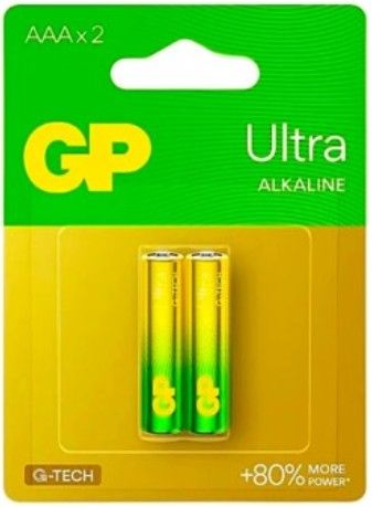 GP Battery Ultra Alkaline 2Â Slot AAA (GPPCA24AU640)