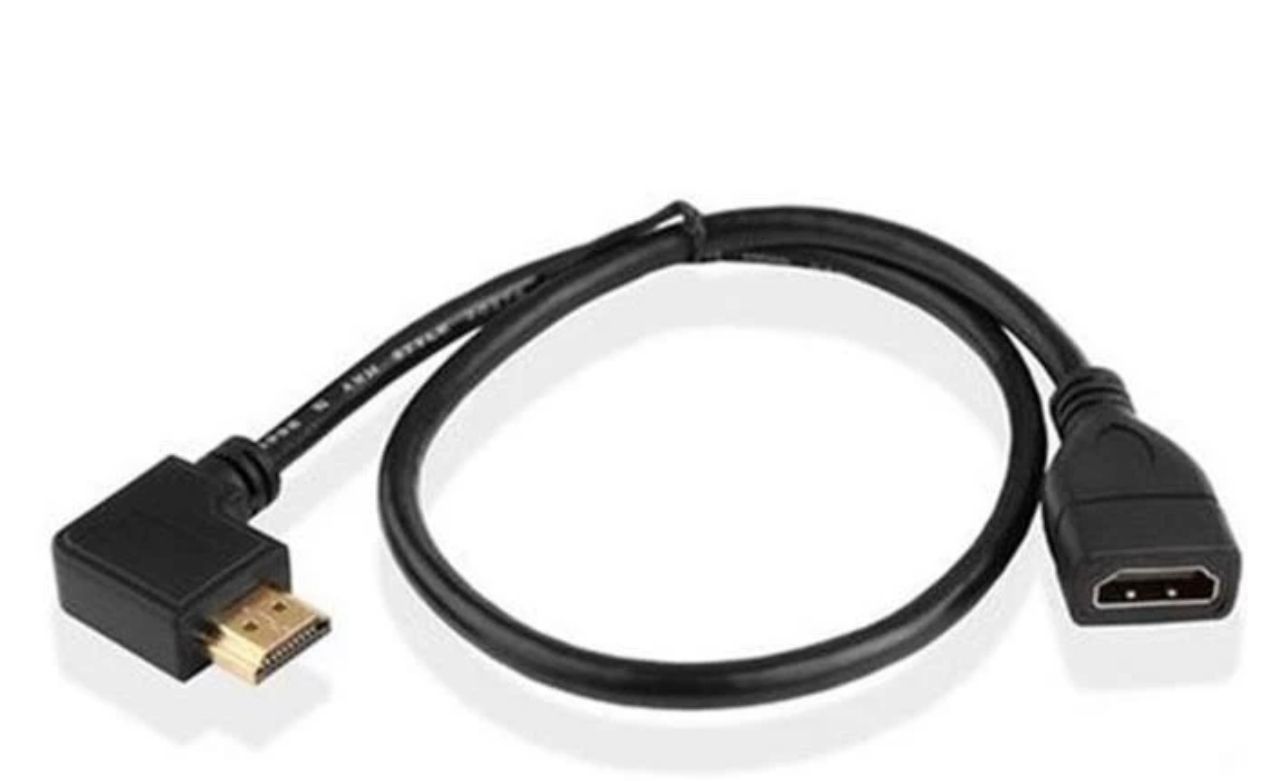 HDMI 90 Degree Male to HDMI Female Extension Extender Cable 15CM 0.15M
