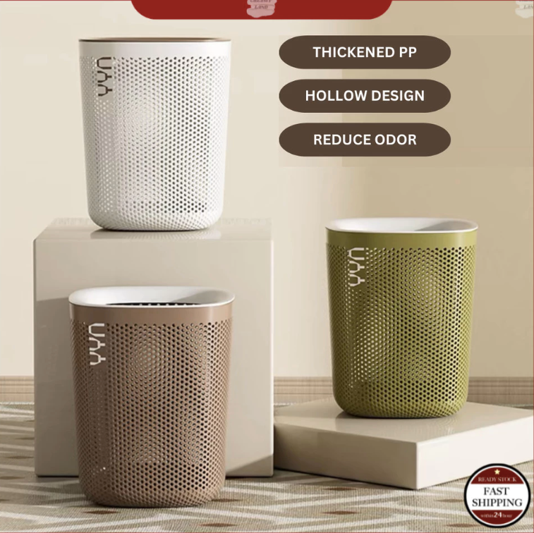 OK Aesthetic Muji Dustbin / Kitchen Anti Odor Trash Can / DUSTBIN