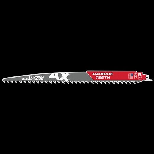 MILWAUKEE 12” 3TPI AX™ Pruning SAWZALL™ Blade w/ Carbide Teeth (3pcs)
