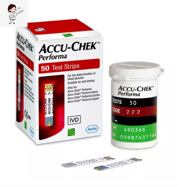 ACCU CHEK *#ACCU CHEK PERFORMA TEST STRIPS 50 SHEETS DIABETIC CHECK (Exp 01 / 2024)