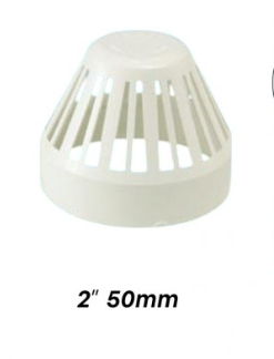 ATKC UPVC Fittings Vent Cowl 2" (50MM)