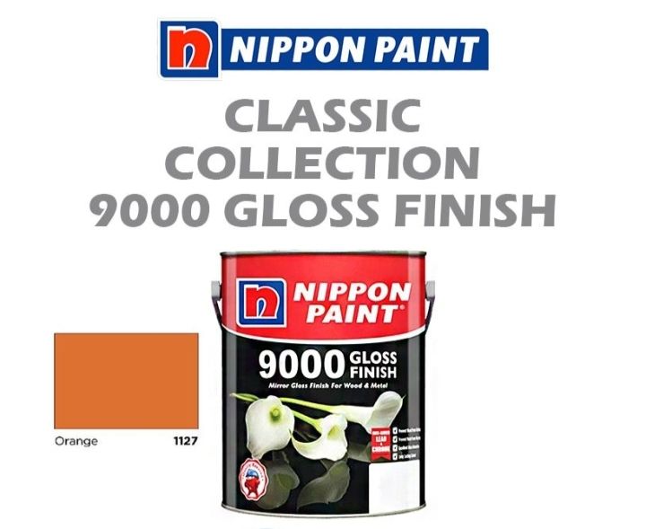 Nippon 9000 Gloss Finish - Orange 1127 5 Liter