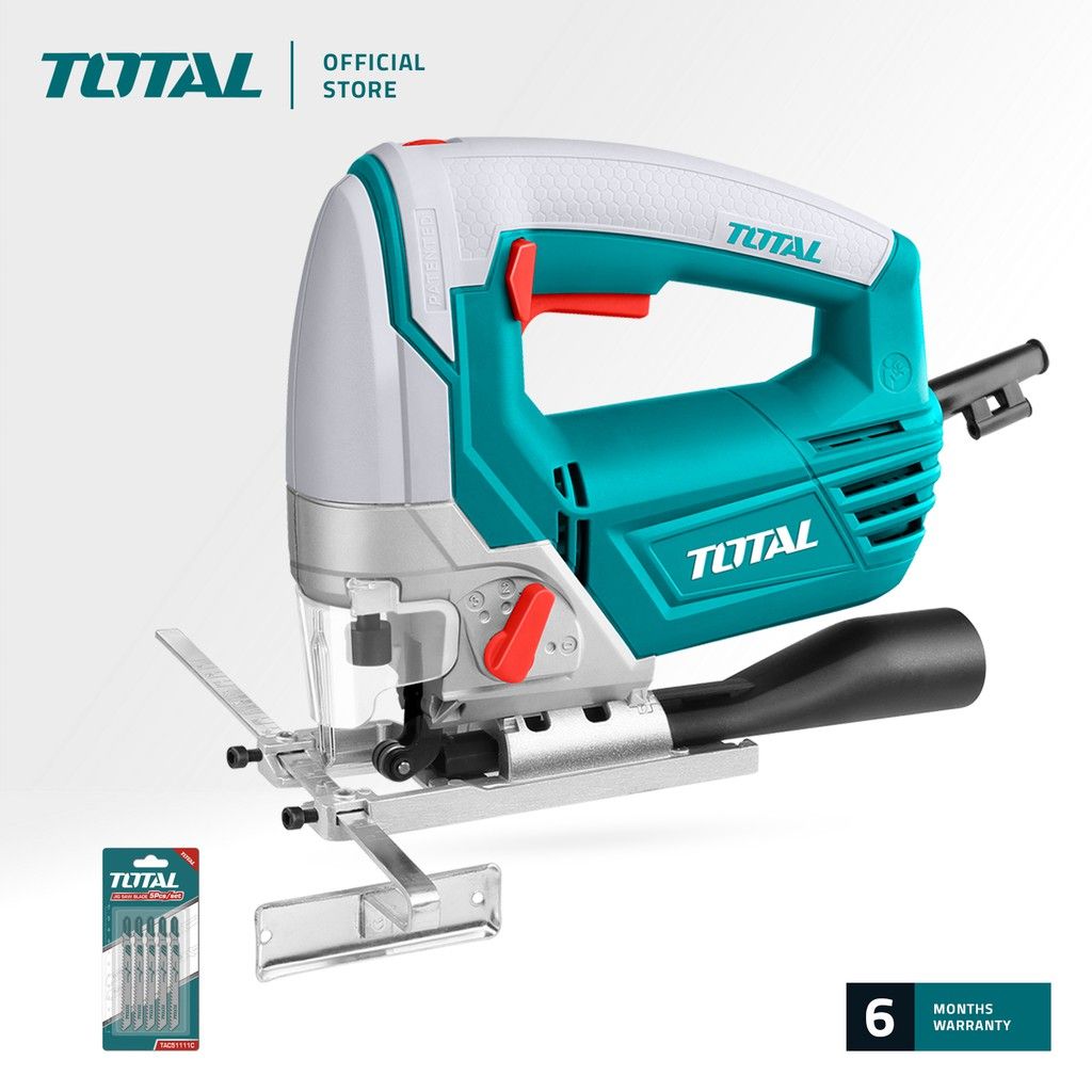 TOTAL TS2081006 JIG SAW (FREE 5 PCS JIG SAW BLADE FOR WOOD.)
