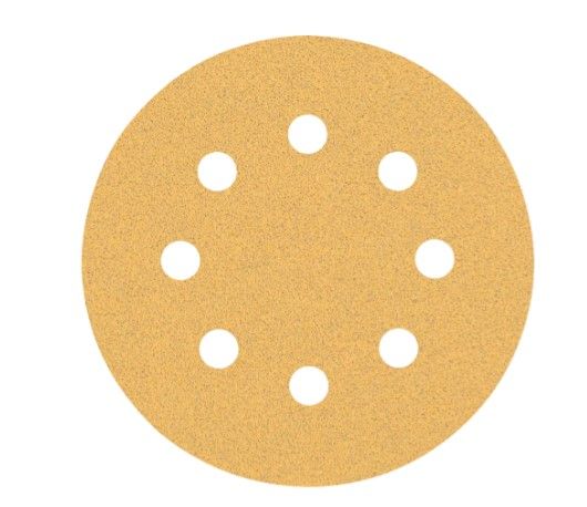 BOSCH EXPERT C470 SANDPAPER WITH 8 HOLES FOR RANDOM ORBITAL SANDERS 115 MM, G 180 5-PC (2608900798)