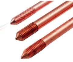 COPPER ROD 13.5MM X 1.68M COPPER ROD EARTH / SIZE: 13.5MM X 1.68M