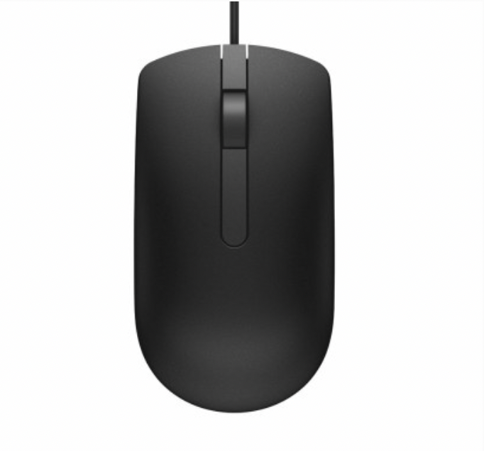 Dell MS116 USB 3-Button Optical Mouse Black