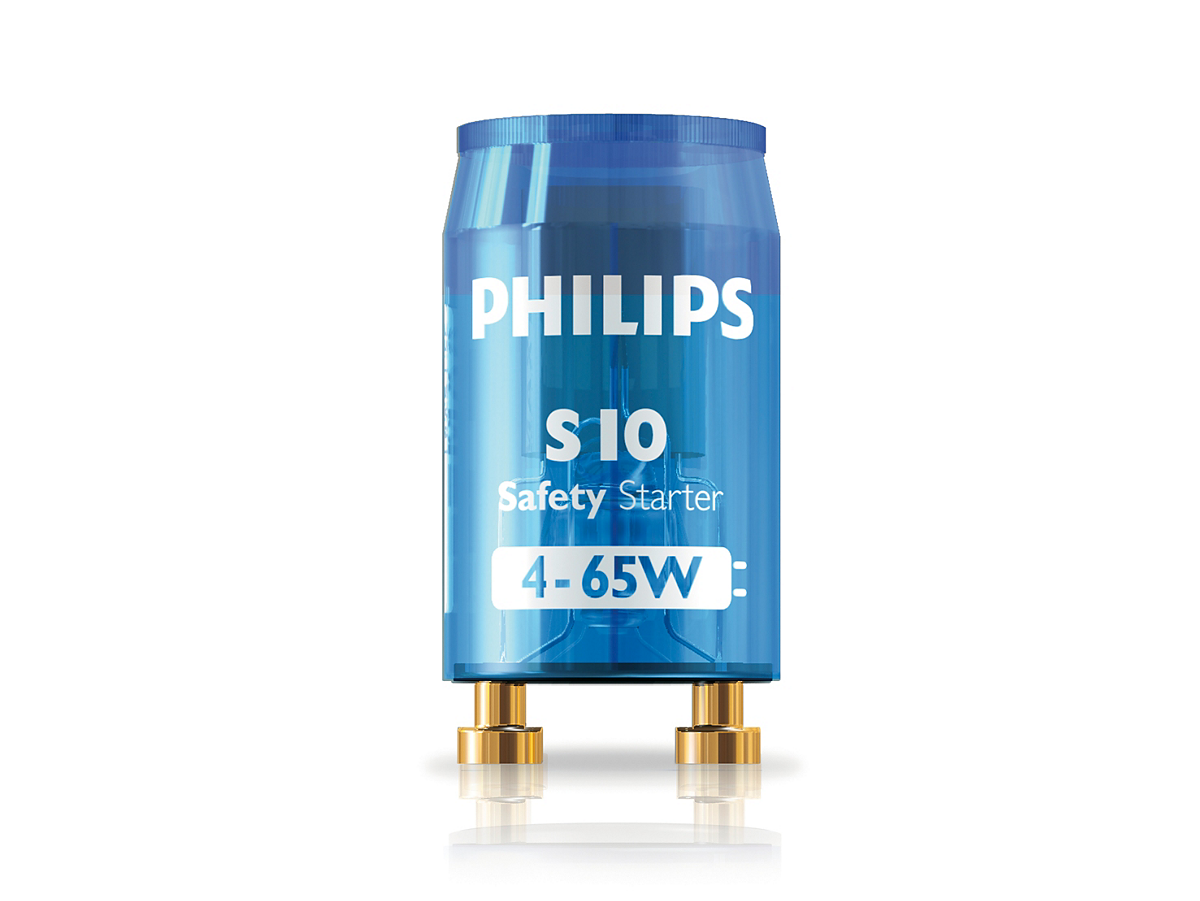 Philips Fluorescent Starter S10 4-65W 220 - 240V (PC)