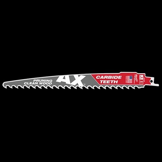 MILWAUKEE 9” 3TPI AX™ Pruning SAWZALL™ Blade w/ Carbide Teeth (3pcs)