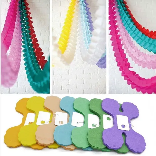 3M FOUR LEAF CLOVER PAPER GARLANDS (ALL COLORS)